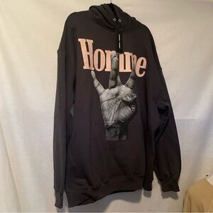 HOMME + FEMME Twisted Fingers Hoodie